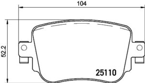 BREMBO Bremsesæt, skivebremser ijzjsg5tl6 bagaksel fuld 272mm 10mm for SKODA VW AUDI VW (SVW) SEAT