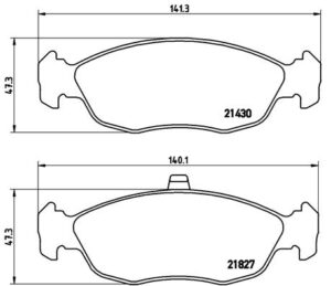 BREMBO Bremsesæt, skivebremser ijzjsg5yb6 foraksel indvendig ventileret 247mm 20mm for CITROËN PEUGEOT