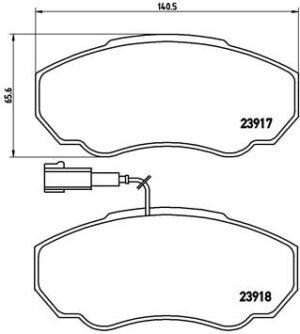 BREMBO Bremsesæt, skivebremser ijzjsg5zm3 foraksel indvendig ventileret 280mm 24mm for PEUGEOT CITROËN FIAT