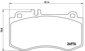 BREMBO Bremsesæt, skivebremser ijzjsgff78 foraksel perforeret/ventileret 344mm 32mm for MERCEDES-BENZ