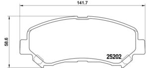 BREMBO Bremsesæt, skivebremser ijzjsgfhr0 foraksel indvendig ventileret 320mm 28mm for RENAULT NISSAN SUZUKI HAIMA (FAW) VENUCIA NISSAN (DFAC)