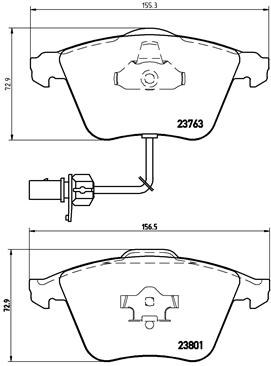 BREMBO Bremsesæt, skivebremser ijzjsgfhx6 foraksel perforeret/ventileret 320mm 30mm for SKODA AUDI