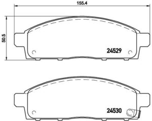 BREMBO Bremsesæt, skivebremser ijzjsgfqd0 foraksel indvendig ventileret 294mm 28mm for FIAT MITSUBISHI