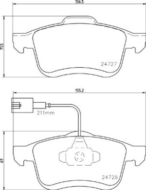BREMBO Bremsesæt, skivebremser ijzjsgfu01 foraksel indvendig ventileret 305mm 28mm for OPEL FIAT VAUXHALL CHRYSLER