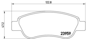 BREMBO Bremsesæt, skivebremser ijzjsgfyq1 foraksel indvendig ventileret 247mm 20mm for PEUGEOT CITROËN GLEAGLE TOYOTA