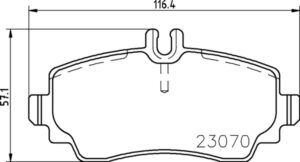 BREMBO Bremsesæt, skivebremser ijzjsggb58 foraksel indvendig ventileret 270mm 22mm for MERCEDES-BENZ