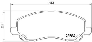BREMBO Bremsesæt, skivebremser ijzjsggbo7 foraksel indvendig ventileret 276mm 26mm for CHRYSLER BAIC WEIWANG CITROËN MITSUBISHI DODGE LANCIA MITSUBISH