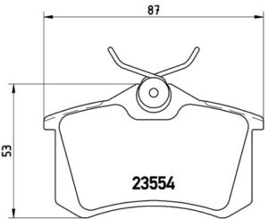 BREMBO Bremsesæt, skivebremser ijzjsgggh0 bagaksel fuld 255mm 10mm for PEUGEOT CITROËN FORD MG (SAIC) ROEWE (SAIC) LANCIA ZHONGHUA (BRILLIANCE) DS AUD