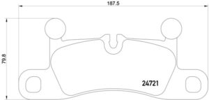 BREMBO Bremsesæt, skivebremser ijzjsgglc5 bagaksel indvendig ventileret 330mm 28mm for VW PORSCHE AUDI SKODA