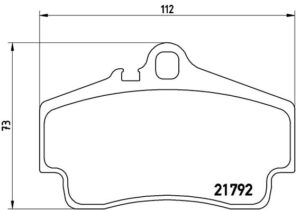 BREMBO Bremsesæt, skivebremser ijzjsggnn8 bagaksel indvendig ventileret 292mm 20mm for PORSCHE