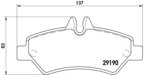 BREMBO Bremsesæt, skivebremser ijzjsggoc3 bagaksel fuld 298mm 16mm for MERCEDES-BENZ VW CHRYSLER DODGE