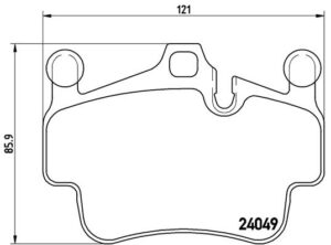 BREMBO Bremsesæt, skivebremser ijzjsggoi9 bagaksel perforeret/ventileret 330mm 28mm for PORSCHE
