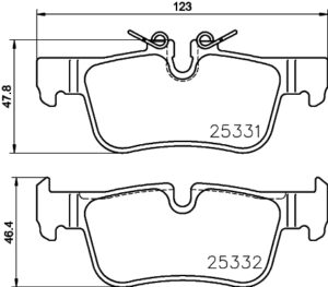 BREMBO Bremsesæt, skivebremser ik3ebylhg1 bagaksel fuld 280mm 10mm for BMW BMW (BRILLIANCE)
