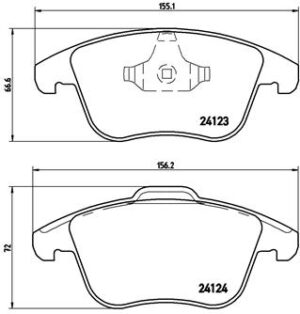 BREMBO Bremsesæt, skivebremser ik3ebylnl2 foraksel indvendig ventileret 300mm 28mm for FORD FORD (CHANGAN) VOLVO MG (SAIC) VOLVO (CHANGAN) VOLVO ASIA
