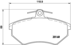 BREMBO Bremsesæt, skivebremser ik3ebyltm9 foraksel indvendig ventileret 256mm 20mm for VW (FAW) SKODA VW AUDI SEAT CHERY
