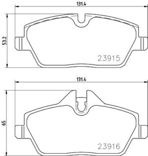 BREMBO Bremsesæt, skivebremser ik3ebym056 foraksel indvendig ventileret 280mm 20mm for BMW