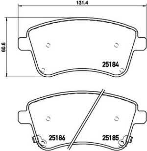 BREMBO Bremsesæt, skivebremser sg000008j4 foraksel indvendig ventileret 280mm 26mm for KIA HYUNDAI