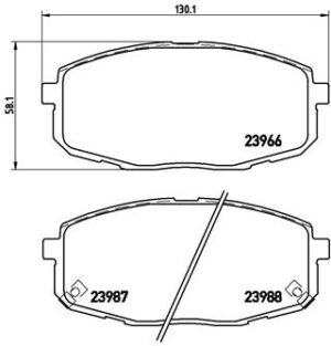 BREMBO Bremsesæt, skivebremser sg000008j5 foraksel indvendig ventileret 280mm 26mm for KIA HYUNDAI HYUNDAI (BEIJING) TOYOTA KIA (DYK) CHANGAN