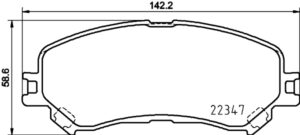 BREMBO Bremsesæt, skivebremser sg00000a1v foraksel indvendig ventileret 296mm 26mm for RENAULT