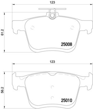 BREMBO Bremsesæt, skivebremser sg00000b5r bagaksel fuld 272mm 10mm for MG (SAIC) SEAT SKODA AUDI VW SKODA (SVW) AUDI (FAW)