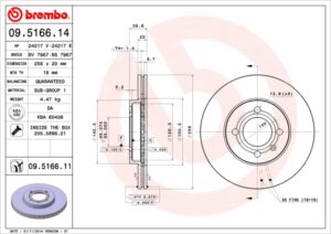BREMBO Bremsesæt, skivebremser sg00000cjj foraksel indvendig ventileret 256mm 20mm for VW (FAW) SKODA VW SEAT