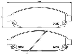 BREMBO Bremsesæt, skivebremser sg00000cjl foraksel indvendig ventileret 328mm 30mm for JEEP