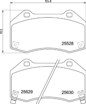 BREMBO Bremsesæt, skivebremser sg00000ckb foraksel lukket 257mm 22mm for OPEL VAUXHALL FIAT