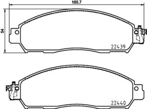 BREMBO Bremsesæt, skivebremser sg00000ckc foraksel indvendig ventileret 296mm 28mm for NISSAN NISSAN (DFAC)