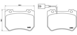 BREMBO Bremsesæt, skivebremser sg00000ckd foraksel perforeret/ventileret 330mm 28mm for ALFA ROMEO JEEP (GAC FCA)
