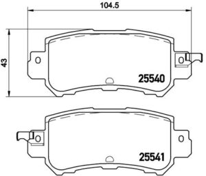 BREMBO Bremsesæt, skivebremser sg00000clj bagaksel lukket 303mm 10mm for MAZDA