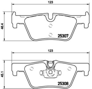 BREMBO Bremsesæt, skivebremser sg00000cll bagaksel indvendig ventileret 300mm 20mm for BMW