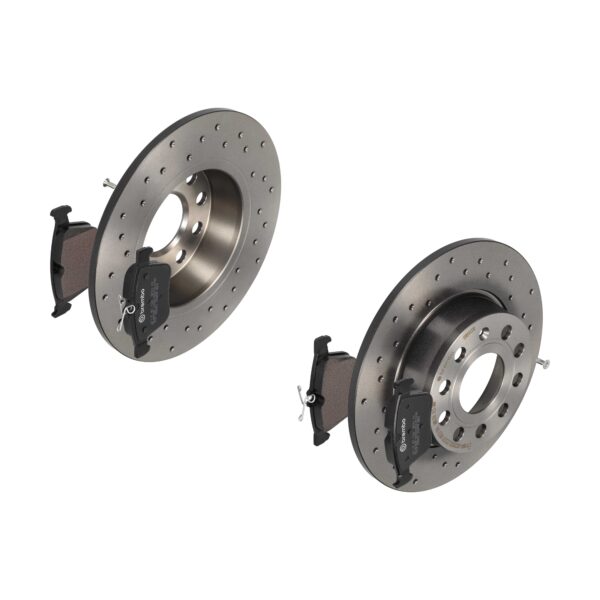 BREMBO Bremsesæt, skivebremser sg00000clo bagaksel perforeret 272mm 10mm for VW SEAT AUDI AUDI (FAW) SKODA VW (FAW) SKODA (SVW) VW (SVW)