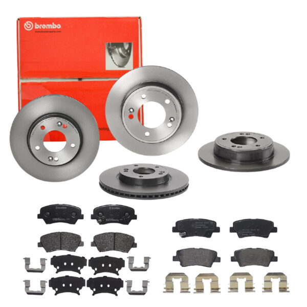 BREMBO Bremsesæt, skivebremser sg00000e38 bagaksel fuld 262mm 23mm for KIA HYUNDAI HYUNDAI (BEIJING) KIA (DYK) SSANGYONG