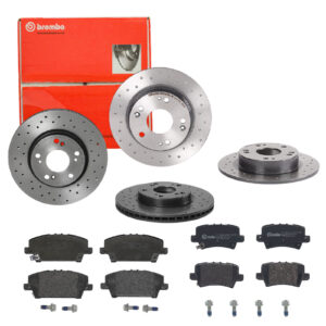 BREMBO Bremsesæt, skivebremser sg00000e3a bagaksel perforeret/ventileret 260mm 23mm for HONDA CIIMO