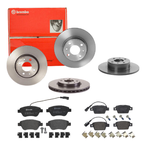 BREMBO Bremsesæt, skivebremser sg00000e3d bagaksel indvendig ventileret 257mm 22mm for PEUGEOT CITROËN FIAT LANCIA ALFA ROMEO