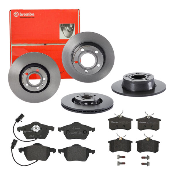 BREMBO Bremsesæt, skivebremser sg00000e4l bagaksel fuld 255mm 10mm for PEUGEOT MG (SAIC) ROEWE (SAIC) SKODA CITROËN SEAT AUDI VW AUDI (FAW) RENAULT EU