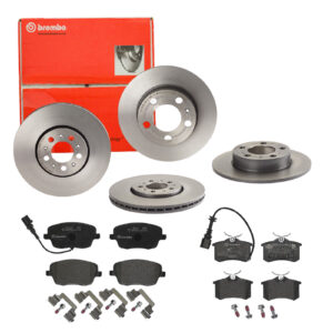 BREMBO Bremsesæt, skivebremser sg00000e4o bagaksel fuld 230mm 9mm for AUDI SEAT VW SKODA VW (FAW) VW (SVW) SKODA (SVW)