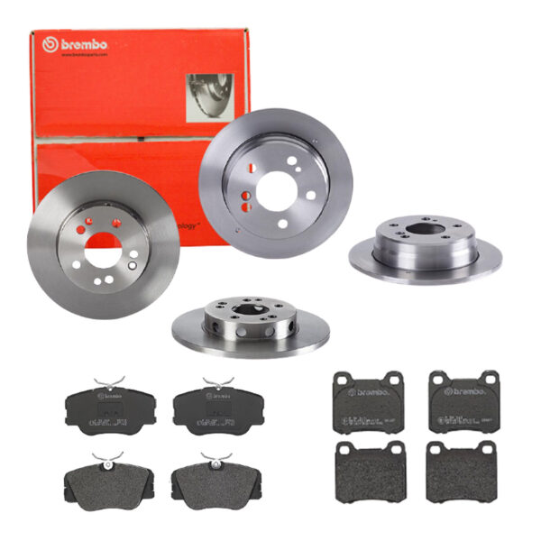 BREMBO Bremsesæt, skivebremser sg00000e4x foraksel fuld 258mm 9mm for MERCEDES-BENZ