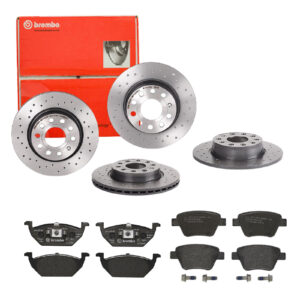 BREMBO Bremsesæt, skivebremser sg00000e5b bagaksel perforeret/ventileret 272mm 22mm for VW (FAW) VW AUDI SEAT SKODA (SVW) SKODA JETTA VW (SVW) BRILLIA