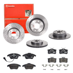 BREMBO Bremsesæt, skivebremser sg00000e5c bagaksel perforeret 288mm 25mm for PEUGEOT CITROËN FORD ROEWE (SAIC) LANCIA ZHONGHUA (BRILLIANCE) DS SKODA A