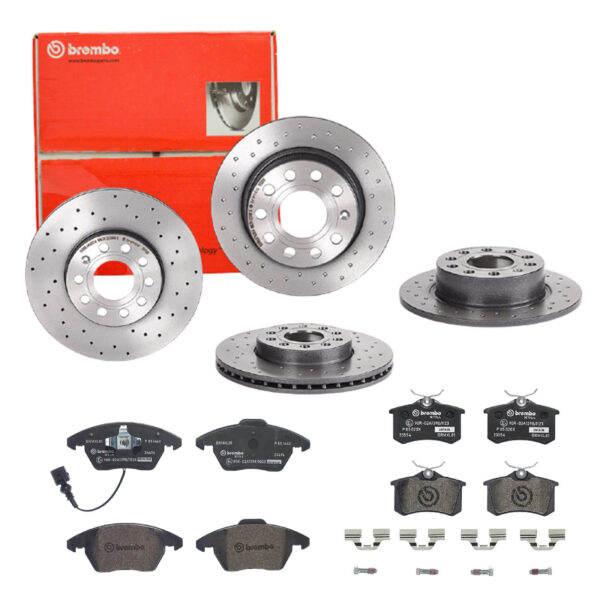 BREMBO Bremsesæt, skivebremser sg00000e5k bagaksel perforeret 288mm 25mm for PEUGEOT CITROËN FORD ROEWE (SAIC) LANCIA ZHONGHUA (BRILLIANCE) DS VW (FAW