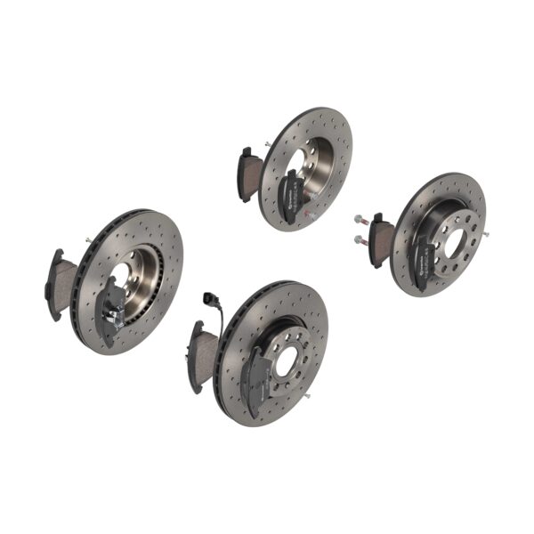 BREMBO Bremsesæt, skivebremser sg00000e5t bagaksel perforeret/ventileret 272mm 25mm for VW AUDI SEAT VW (SVW) SKODA AUDI (FAW) VW (FAW) SKODA (SVW)