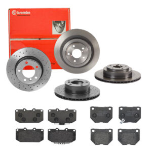 BREMBO Bremsesæt, skivebremser sg00000e63 bagaksel indvendig ventileret 293mm 18mm for TOYOTA SUBARU NISSAN JAGUAR