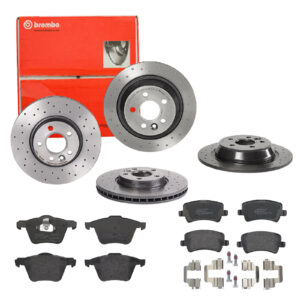 BREMBO Bremsesæt, skivebremser sg00000e70 bagaksel perforeret 300mm 11mm for FORD FORD (CHANGAN) VOLVO VOLVO (CHANGAN) LAND ROVER
