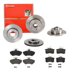 BREMBO Bremsesæt, skivebremser sg00000e79 bagaksel fuld 256mm 10mm for PEUGEOT MG (SAIC) ROEWE (SAIC) AUDI CITROËN VW (FAW) SEAT SKODA VW NISSAN RENAU