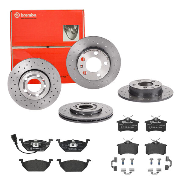 BREMBO Bremsesæt, skivebremser sg00000e7a bagaksel fuld 230mm 22mm for CITROËN PEUGEOT FORD ROEWE (SAIC) FIAT ZHONGHUA (BRILLIANCE) DS SKODA SEAT VW A