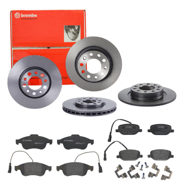 BREMBO Bremsesæt, skivebremser sg00000e87 bagaksel fuld 281mm 10mm for ALFA ROMEO FIAT (GAC) FIAT JEEP
