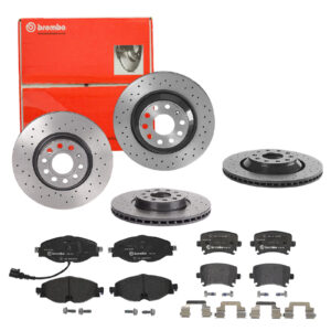 BREMBO Bremsesæt, skivebremser sg00000e8a bagaksel perforeret/ventileret 312mm 25mm for VW AUDI (FAW) SKODA AUDI SEAT VW (FAW) VW (SVW) SKODA (SVW)