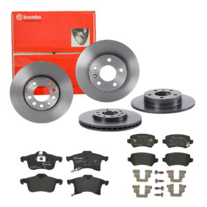 BREMBO Bremsesæt, skivebremser sg00000e8g foraksel fuld 280mm 10mm for OPEL VAUXHALL GENERAL MOTORS SATURN KIA AC