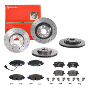 BREMBO Bremsesæt, skivebremser sg00000e9b foraksel perforeret/ventileret 288mm 22mm for VW SKODA AUDI SKODA (SVW) AUDI (FAW) SEAT VW (FAW)